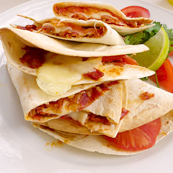 Quesadillas mit Chorizo